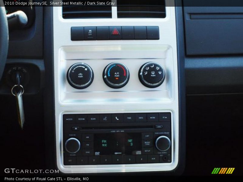 Silver Steel Metallic / Dark Slate Gray 2010 Dodge Journey SE