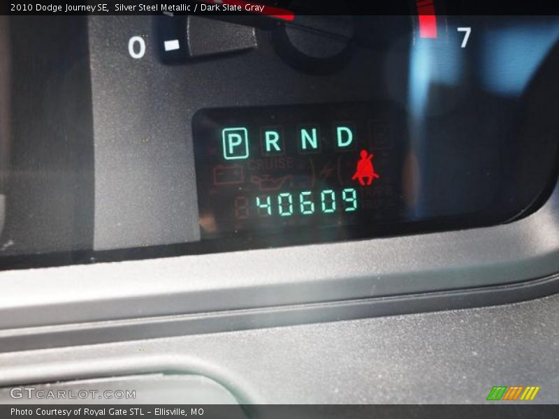 Silver Steel Metallic / Dark Slate Gray 2010 Dodge Journey SE