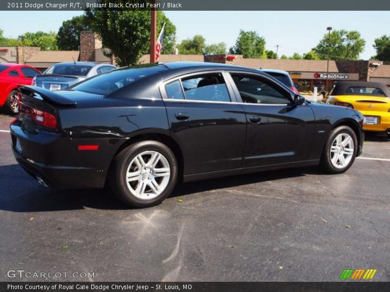 Brilliant Black Crystal Pearl / Black 2011 Dodge Charger R/T