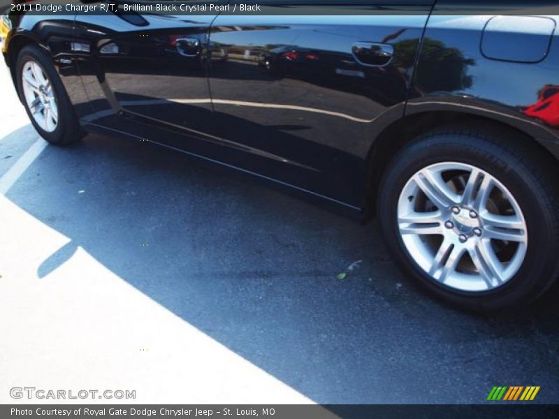 Brilliant Black Crystal Pearl / Black 2011 Dodge Charger R/T