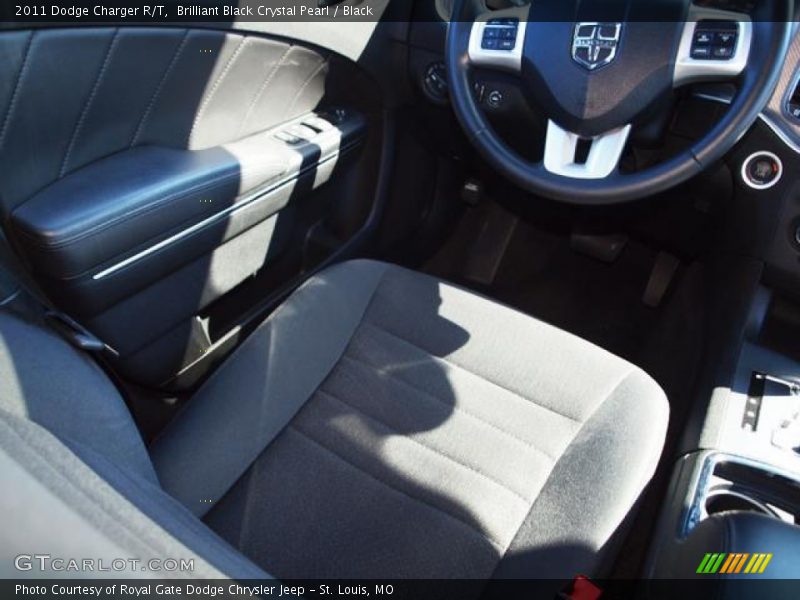 Brilliant Black Crystal Pearl / Black 2011 Dodge Charger R/T