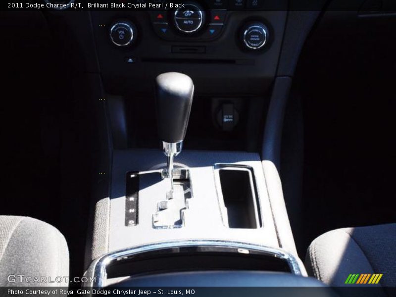 Brilliant Black Crystal Pearl / Black 2011 Dodge Charger R/T
