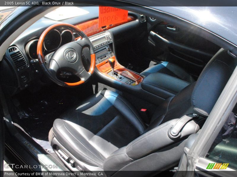 Black Onyx / Black 2005 Lexus SC 430