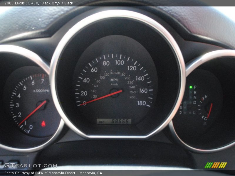Black Onyx / Black 2005 Lexus SC 430
