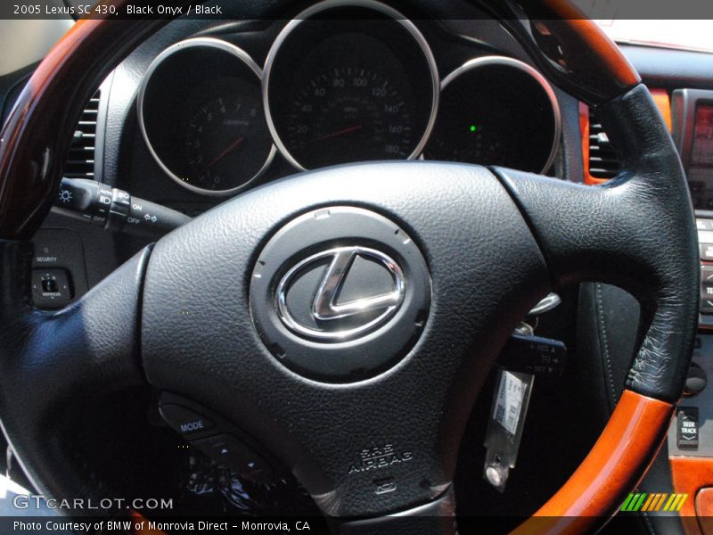 Black Onyx / Black 2005 Lexus SC 430