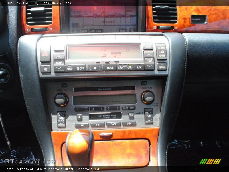 Black Onyx / Black 2005 Lexus SC 430