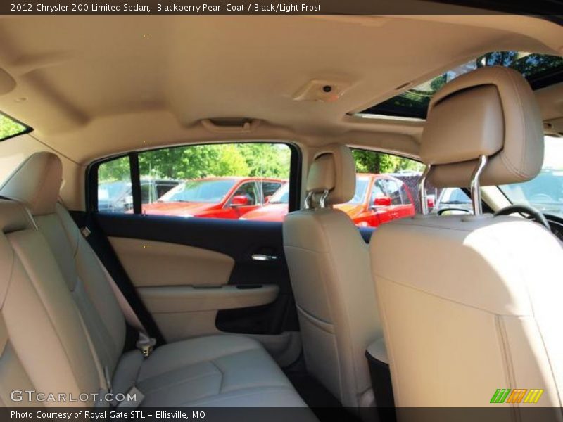 Blackberry Pearl Coat / Black/Light Frost 2012 Chrysler 200 Limited Sedan