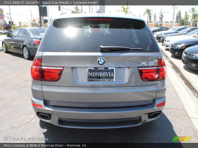 Space Gray Metallic / Cinnamon Brown 2012 BMW X5 xDrive50i