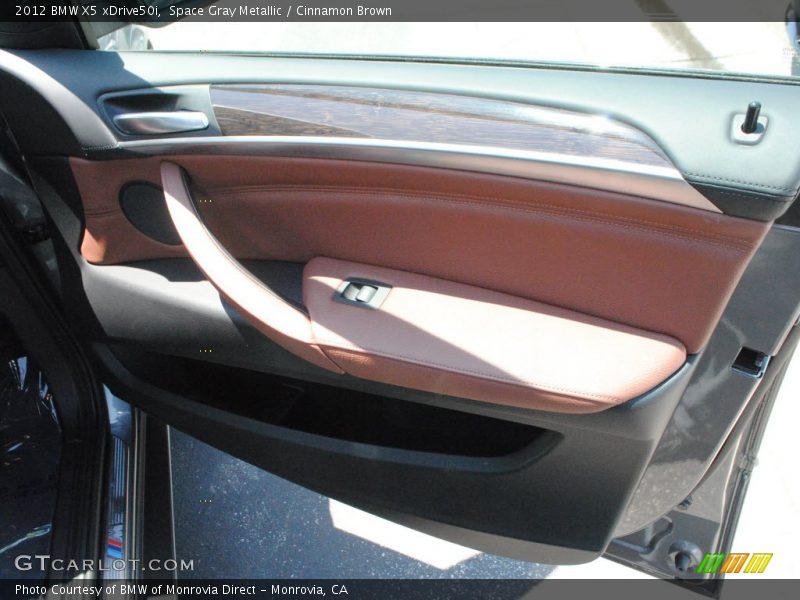 Space Gray Metallic / Cinnamon Brown 2012 BMW X5 xDrive50i