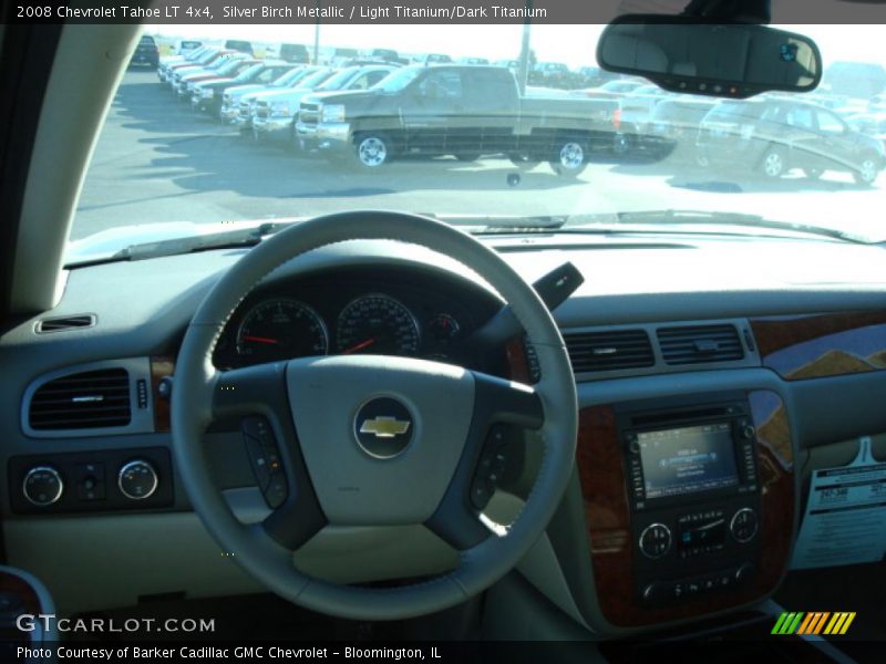 Silver Birch Metallic / Light Titanium/Dark Titanium 2008 Chevrolet Tahoe LT 4x4