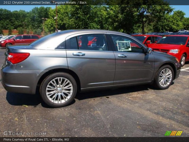 Tungsten Metallic / Black 2012 Chrysler 200 Limited Sedan