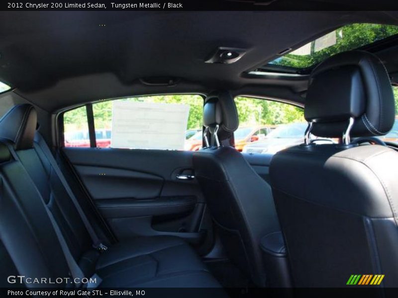 Tungsten Metallic / Black 2012 Chrysler 200 Limited Sedan