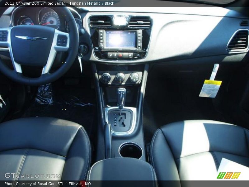 Tungsten Metallic / Black 2012 Chrysler 200 Limited Sedan