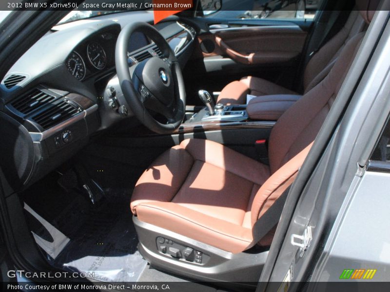 Space Gray Metallic / Cinnamon Brown 2012 BMW X5 xDrive50i