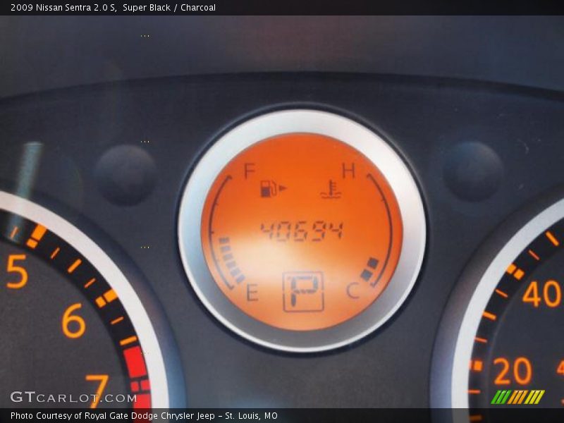 Super Black / Charcoal 2009 Nissan Sentra 2.0 S