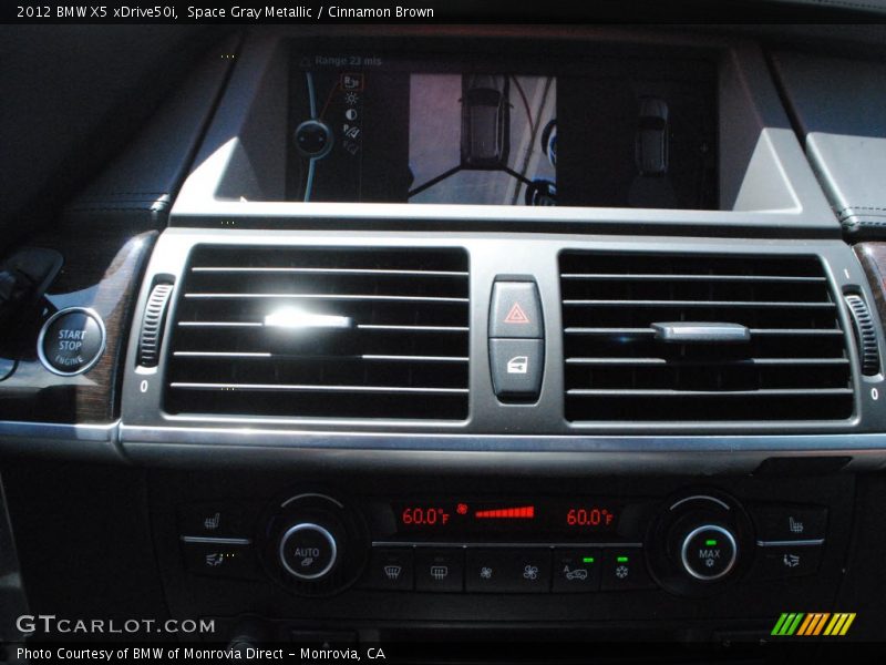 Space Gray Metallic / Cinnamon Brown 2012 BMW X5 xDrive50i