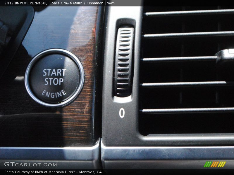 Space Gray Metallic / Cinnamon Brown 2012 BMW X5 xDrive50i