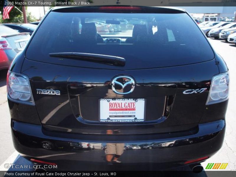 Brilliant Black / Black 2008 Mazda CX-7 Touring