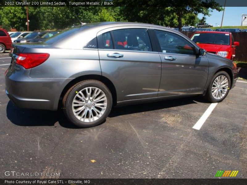 Tungsten Metallic / Black 2012 Chrysler 200 Limited Sedan