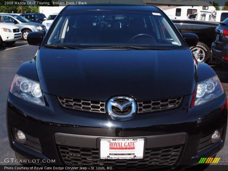 Brilliant Black / Black 2008 Mazda CX-7 Touring