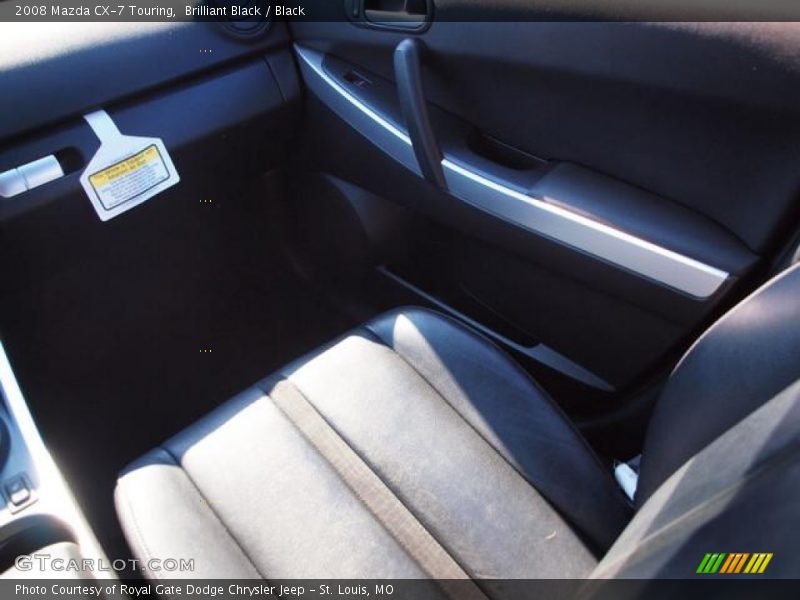Brilliant Black / Black 2008 Mazda CX-7 Touring