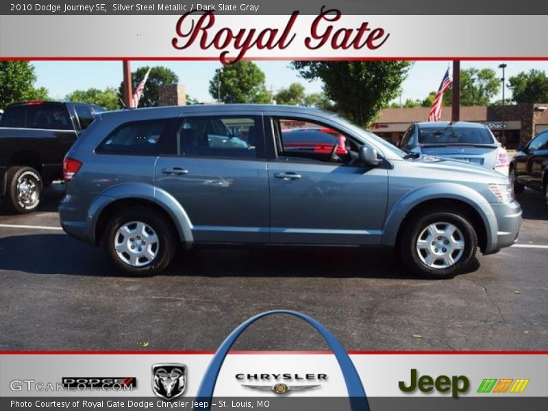 Silver Steel Metallic / Dark Slate Gray 2010 Dodge Journey SE
