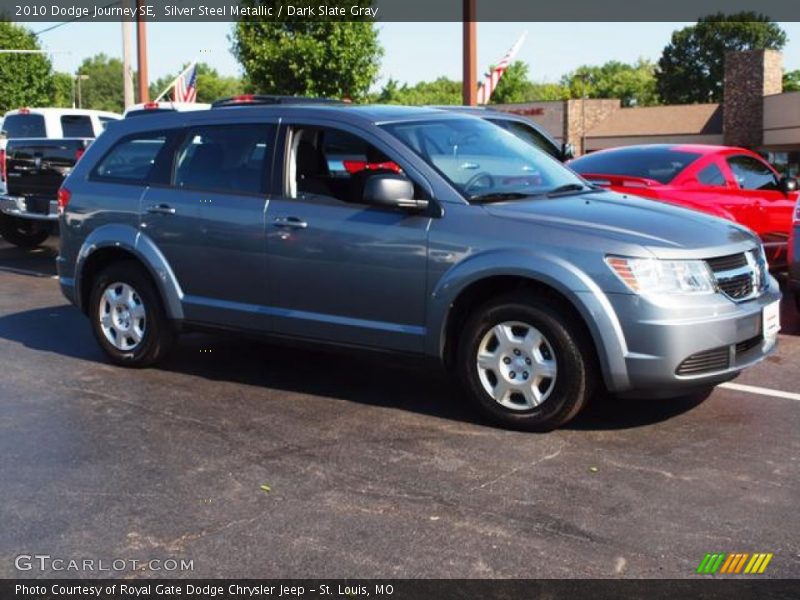 Silver Steel Metallic / Dark Slate Gray 2010 Dodge Journey SE