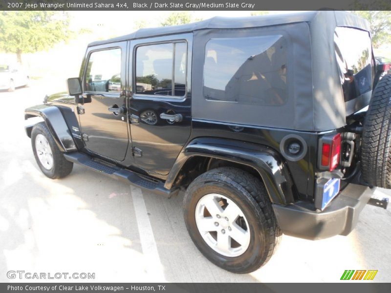 Black / Dark Slate Gray/Medium Slate Gray 2007 Jeep Wrangler Unlimited Sahara 4x4