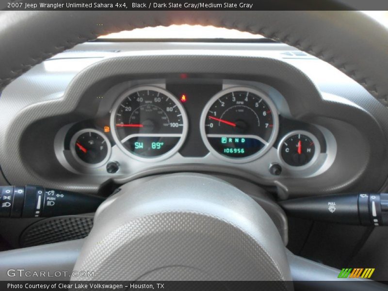 Black / Dark Slate Gray/Medium Slate Gray 2007 Jeep Wrangler Unlimited Sahara 4x4