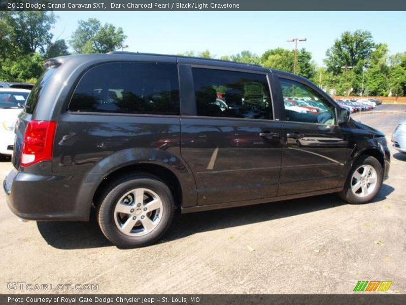 Dark Charcoal Pearl / Black/Light Graystone 2012 Dodge Grand Caravan SXT