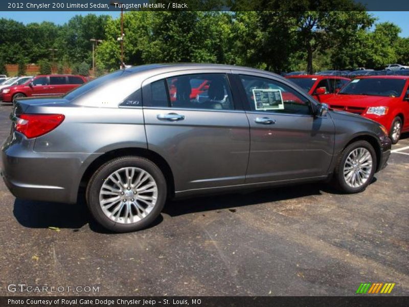 Tungsten Metallic / Black 2012 Chrysler 200 Limited Sedan