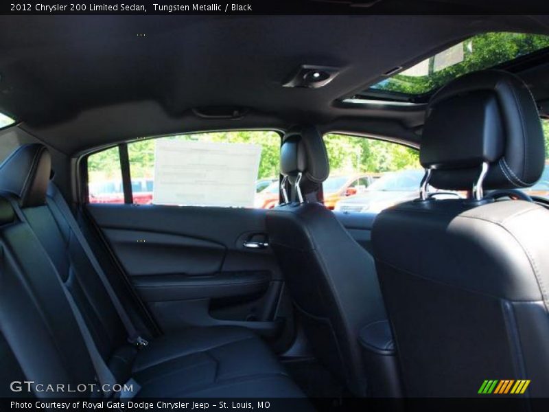 Tungsten Metallic / Black 2012 Chrysler 200 Limited Sedan