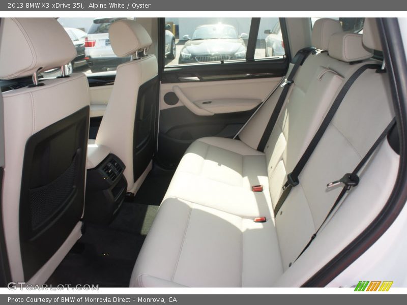 Alpine White / Oyster 2013 BMW X3 xDrive 35i