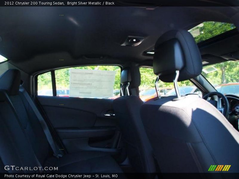 Bright Silver Metallic / Black 2012 Chrysler 200 Touring Sedan