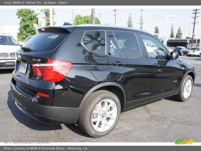 Jet Black / Black 2013 BMW X3 xDrive 35i
