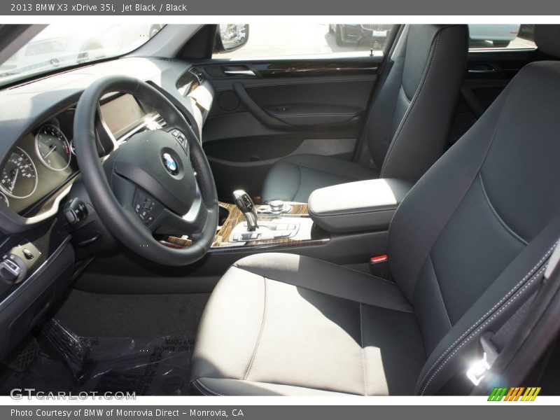 Jet Black / Black 2013 BMW X3 xDrive 35i