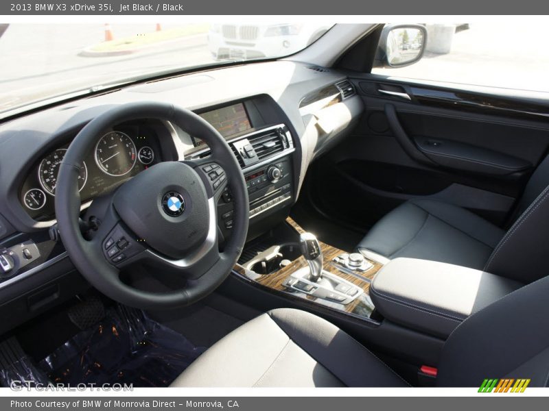 Jet Black / Black 2013 BMW X3 xDrive 35i