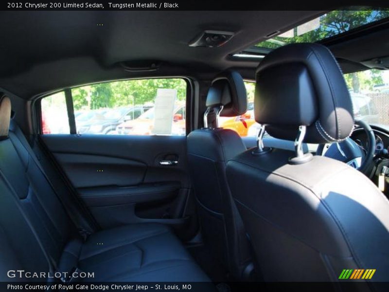 Tungsten Metallic / Black 2012 Chrysler 200 Limited Sedan