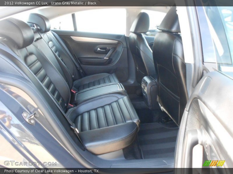 Rear Seat of 2012 CC Lux