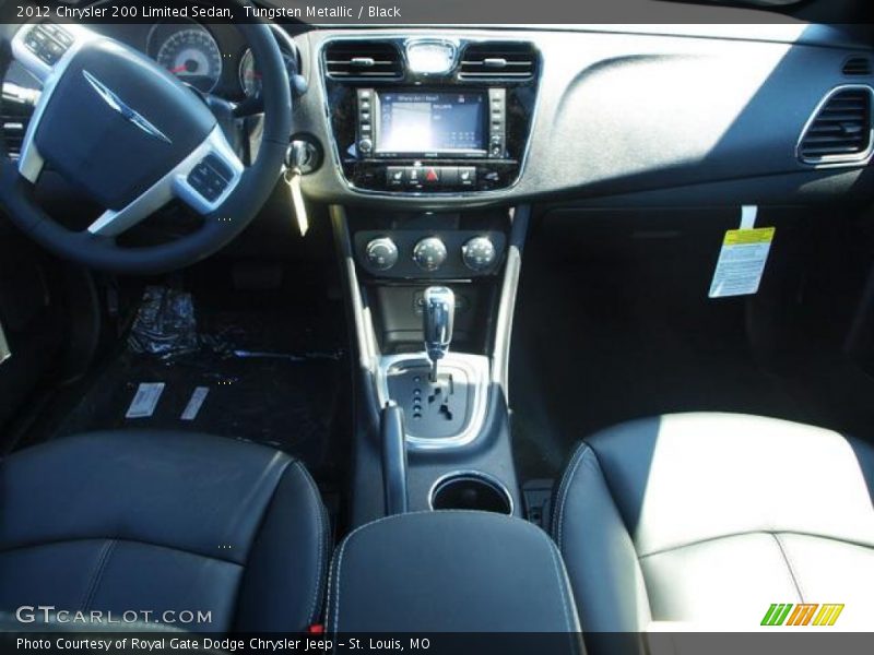 Tungsten Metallic / Black 2012 Chrysler 200 Limited Sedan