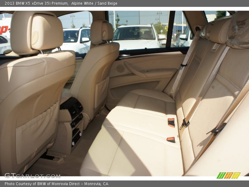 Alpine White / Sand Beige 2013 BMW X5 xDrive 35i Premium