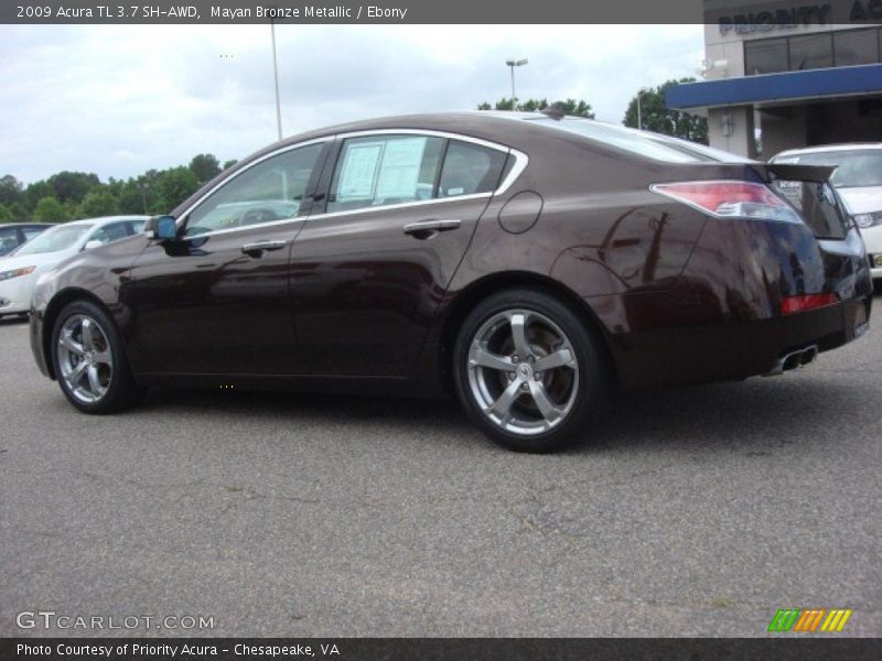 Mayan Bronze Metallic / Ebony 2009 Acura TL 3.7 SH-AWD