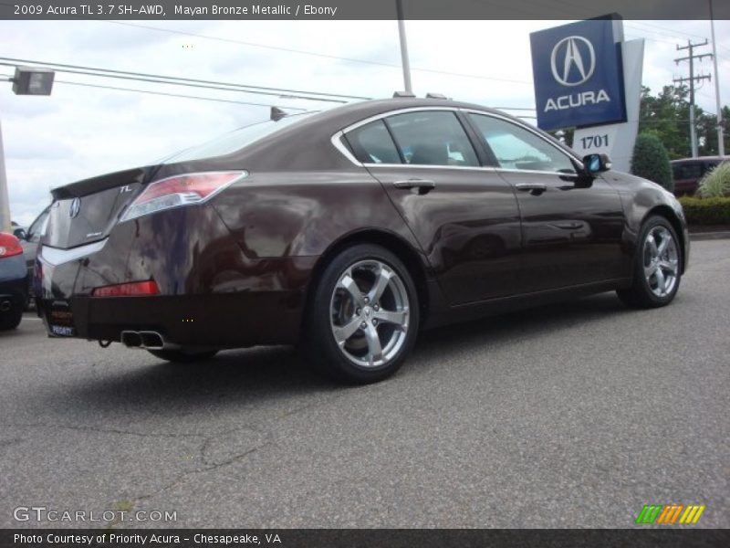 Mayan Bronze Metallic / Ebony 2009 Acura TL 3.7 SH-AWD