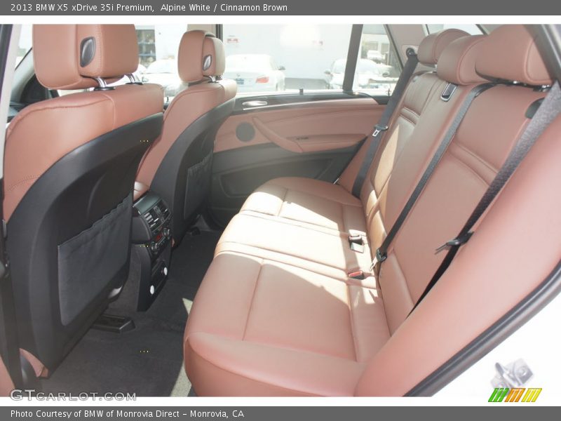 Rear Seat of 2013 X5 xDrive 35i Premium