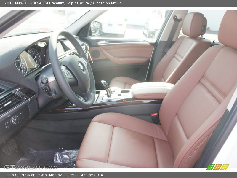 Front Seat of 2013 X5 xDrive 35i Premium