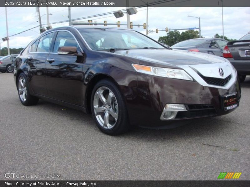 Mayan Bronze Metallic / Ebony 2009 Acura TL 3.7 SH-AWD