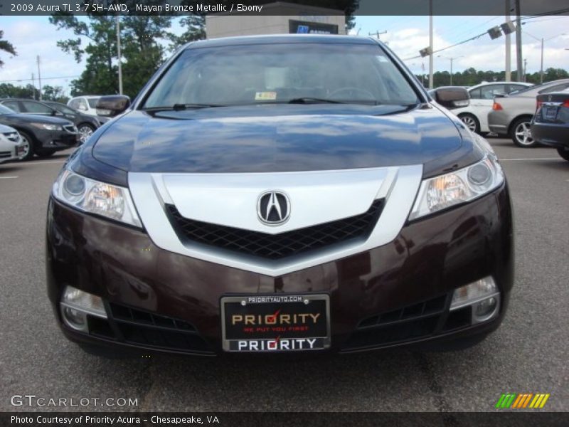 Mayan Bronze Metallic / Ebony 2009 Acura TL 3.7 SH-AWD
