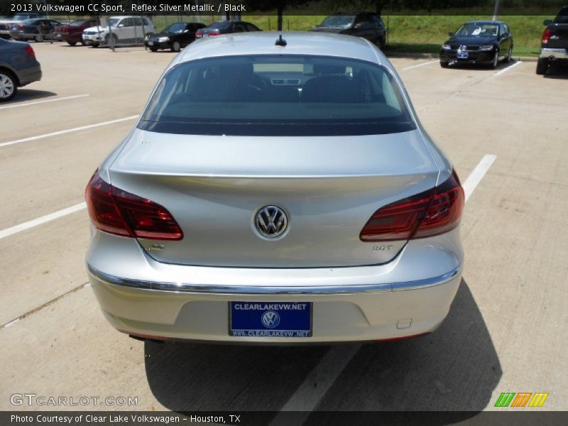 Reflex Silver Metallic / Black 2013 Volkswagen CC Sport