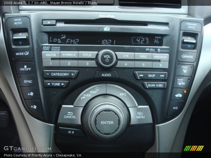 Mayan Bronze Metallic / Ebony 2009 Acura TL 3.7 SH-AWD