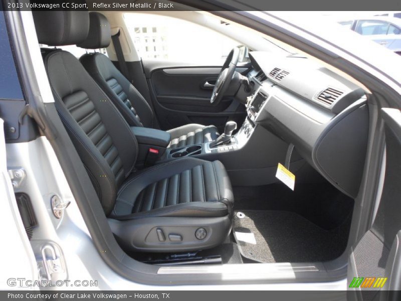 Reflex Silver Metallic / Black 2013 Volkswagen CC Sport